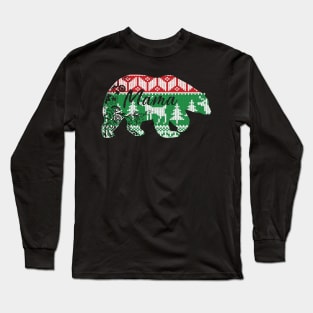 Merry Christmas mama bear Long Sleeve T-Shirt